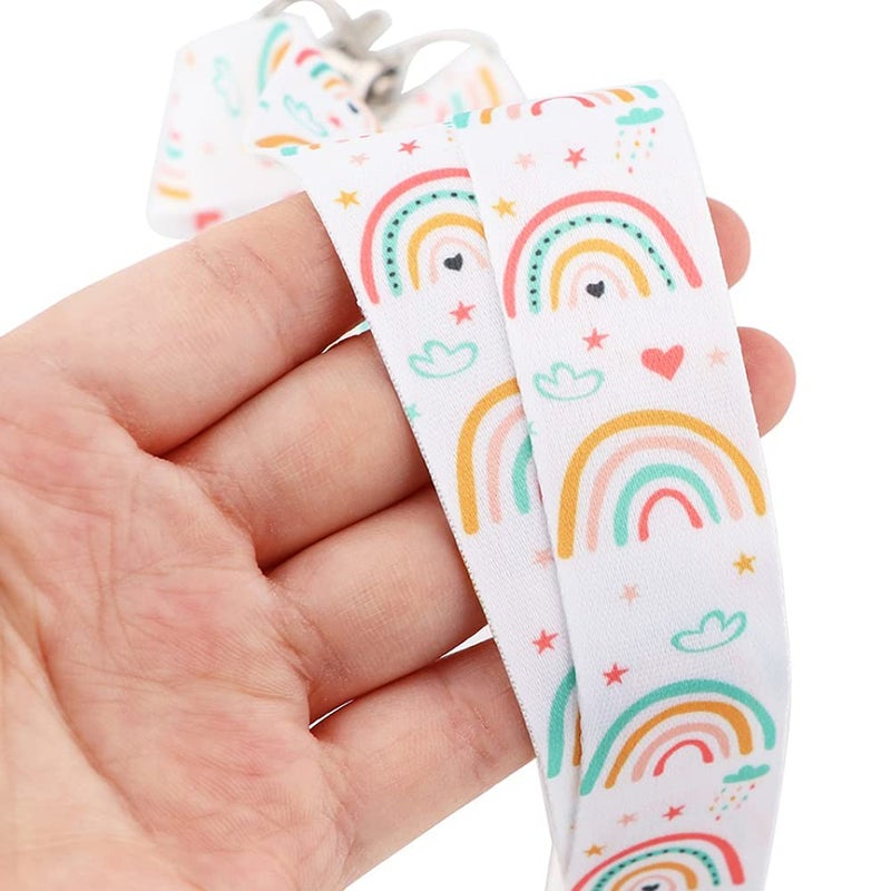 Yiflin Cute Neck Lanyard for Keys  Wallet  Id Card Holder  Cool Keychain Lanyard for Women  Men  Teacher - Image 4